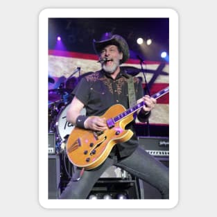 Ted Nugent Photograph Sticker